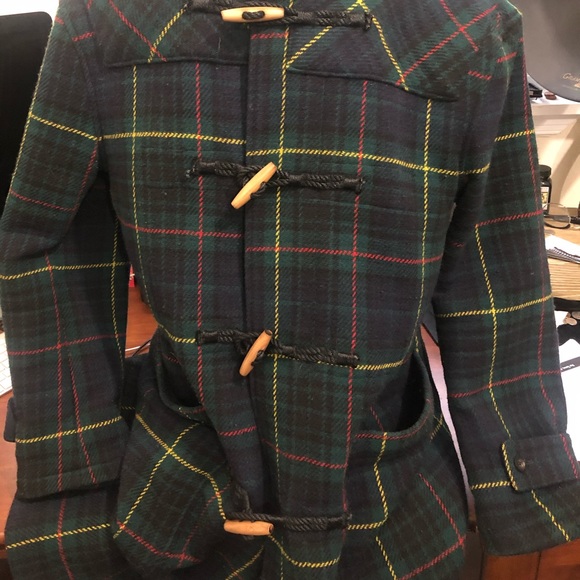 Ralph Lauren Rugby Vintage Lambs Wool Tarten Coat. - Picture 5 of 8